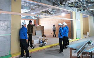 東山小学校校舎改築工事 現場見学会①