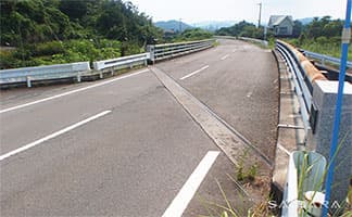 四万十市道路橋（福満橋）橋梁修繕工事① 着工前