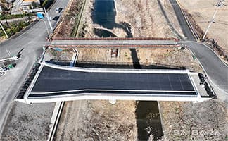 市道利岡田野川藤線道路改良工事（発注者：四万十市）①
